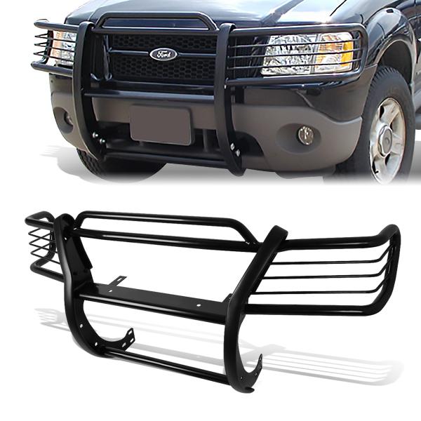 95-01 Ford Explorer 97-01 Mercury Mountaineer Brush Grille Guard - Steel - Black