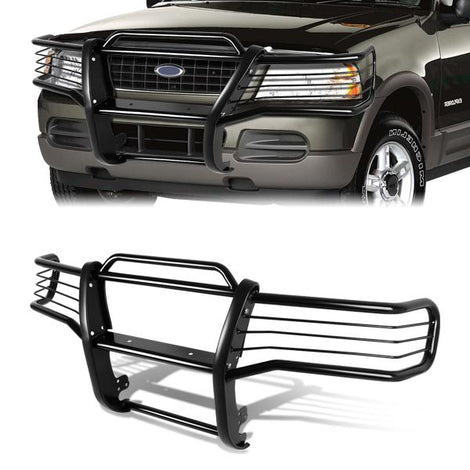 01-05 Ford Explorer Sport Trac Brush Grille Guard - Steel - Black