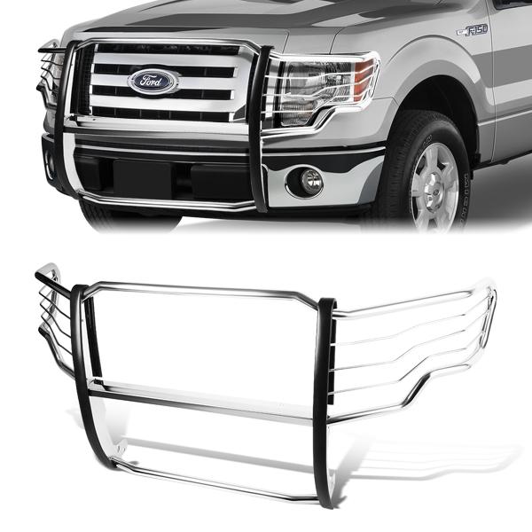 09-14 Ford F150 Brush Grille Guard - Stainless Steel