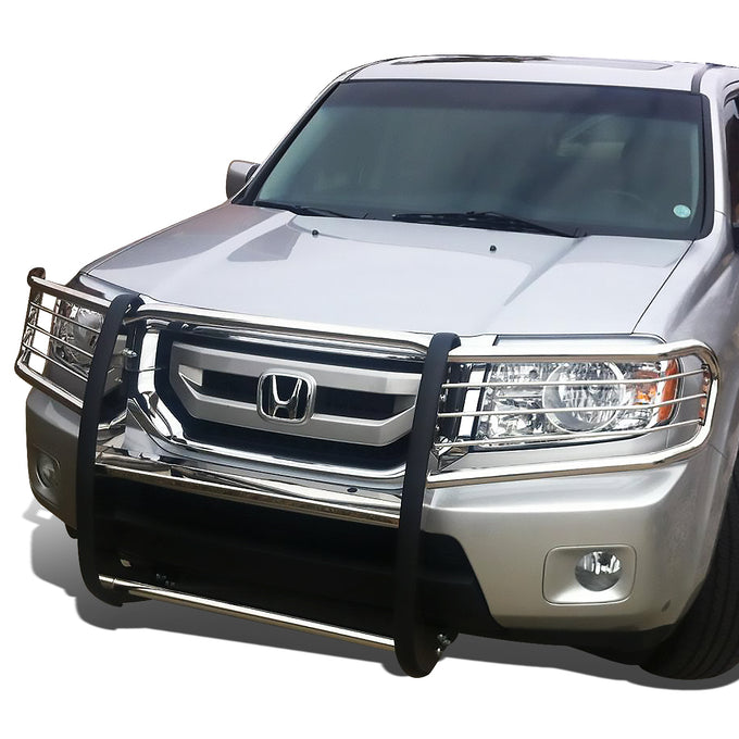 D-Motoring - Brush Guard - Stainless Steel - 09-15 Honda Pilot - 2