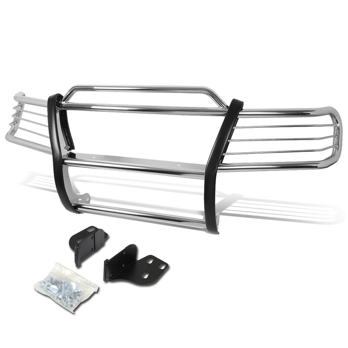 D-Motoring - Brush Guard - Stainless Steel - 99-04 Jeep Grand Cherokee WJ - 2