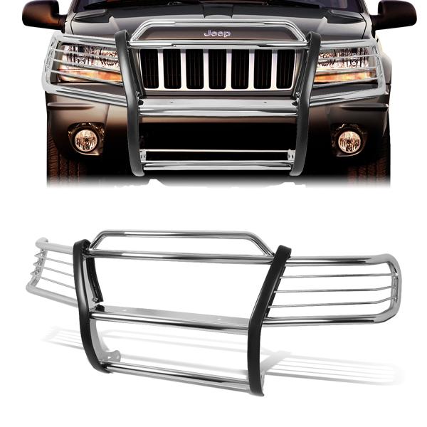 99-04 Jeep Grand Cherokee WJ Brush Grille Guard - Stainless Steel