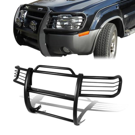 98-00 Nissan Frontier 00-01 Xterra Brush Grille Guard - Steel - Black