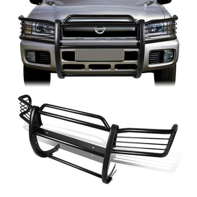 96-04 Nissan Pathfinder Brush Grille Guard - Steel - Black