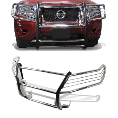 13-16 Nissan Pathfinder Brush Grille Guard - Stainless Steel