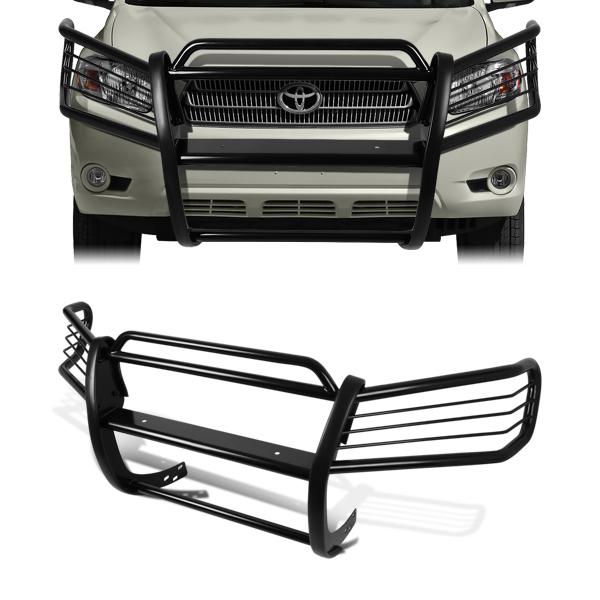 01-07 Toyota Highlander Brush Grille Guard - Steel - Black