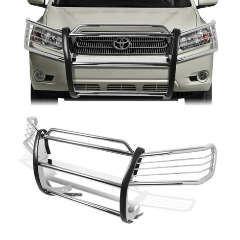 01-07 Toyota Highlander Brush Grille Guard - Stainless Steel