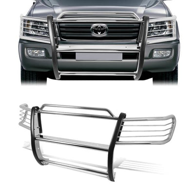 98-07 Toyota Land Cruiser Brush Grille Guard - Stainless Steel