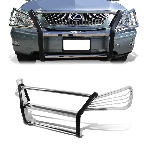 04-06 Lexus RX330 06-09 RX350 RX400h Brush Grille Guard - Stainless Steel