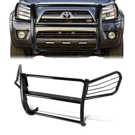 03-09 Toyota 4Runner Brush Grille Guard - Steel - Black