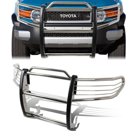 07-14 Toyota FJ Cruiser Brush Grille Guard - Stainless Steel