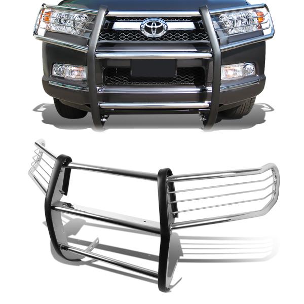 10-13 Toyota 4Runner Brush Grille Guard - Stainless Steel