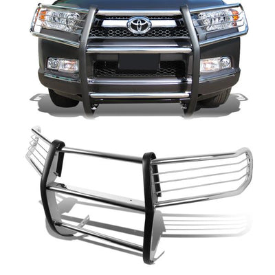 10-13 Toyota 4Runner Brush Grille Guard - Stainless Steel
