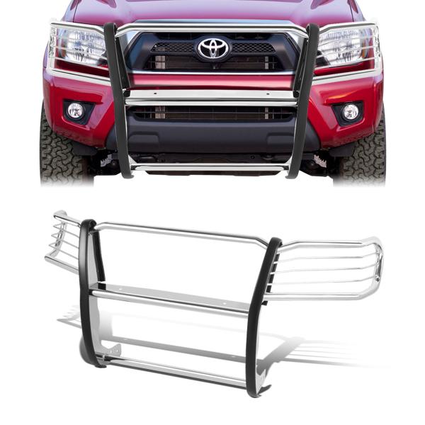 05-15 Toyota Tacoma Brush Grille Guard - Stainless Steel