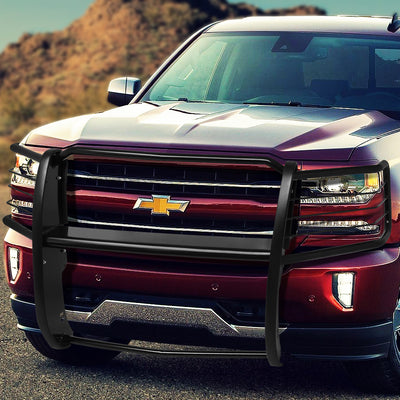 D-Motoring - 14-18 Chevy Silverado 1500 Brush Guard - Coated - Mild Steel - 5