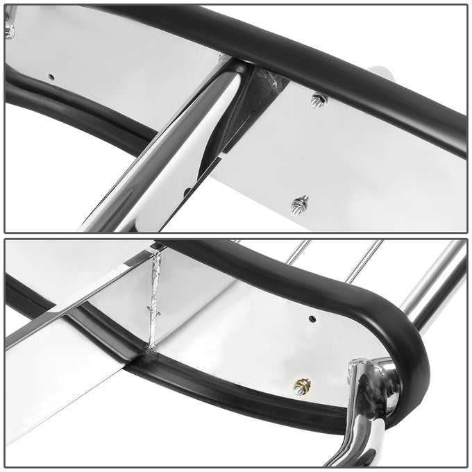 D-Motoring - 14-18 Chevy Silverado 1500 Brush Guard - Coated - Stainless Steel - 2