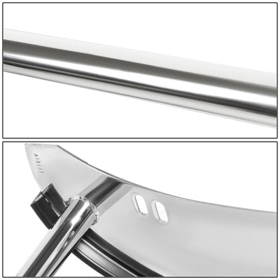 D-Motoring - 14-18 Chevy Silverado 1500 Brush Guard - Coated - Stainless Steel - 4