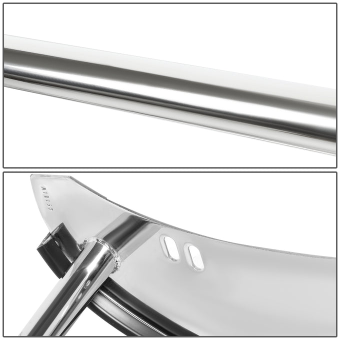 D-Motoring - 14-18 Chevy Silverado 1500 Brush Guard - Coated - Stainless Steel - 4