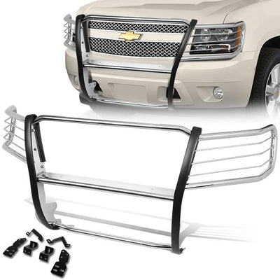 D-Motoring - 07-14 Chevy Tahoe SuburbanBrush Guard - Coated - Stainless Steel - 1