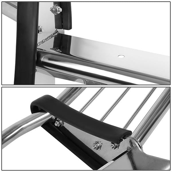 D-Motoring - 11-14 Chevy Silverado 2500HD 3500HDBrush Guard - Coated - Stainless Steel - 3