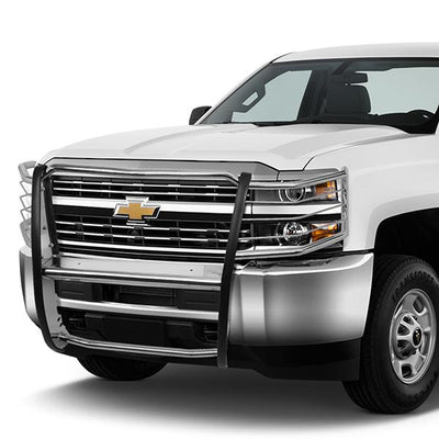 D-Motoring - 11-14 Chevy Silverado 2500HD 3500HDBrush Guard - Coated - Stainless Steel - 6