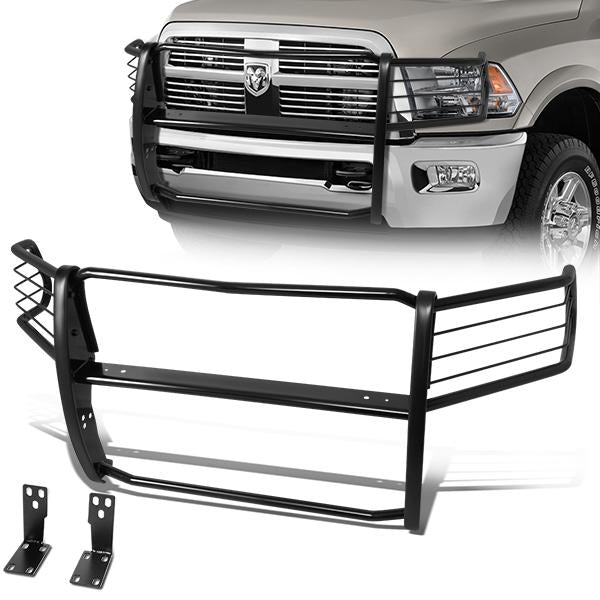D-Motoring - 10-18 Dodge Ram 2500 3500Brush Guard - Coated - Mild Steel - 1