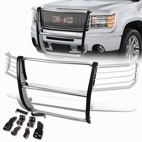 D-Motoring - 07-13 GMC Sierra 1500Brush Guard - Coated - Stainless Steel - 1
