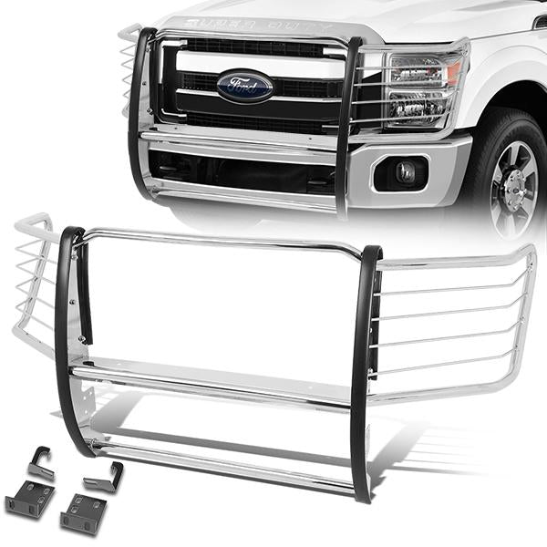 D-Motoring - 11-16 Ford F-250SD, F-350SD, F-450SD, F-550SDBrush Guard - Coated - Stainless Steel - 1