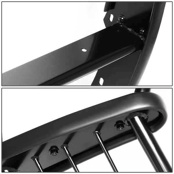 15-19 Ford F-150 Front Bumper Grille Brush Guard - Powdercoated Steel - GRILL-G-082-BK - 3