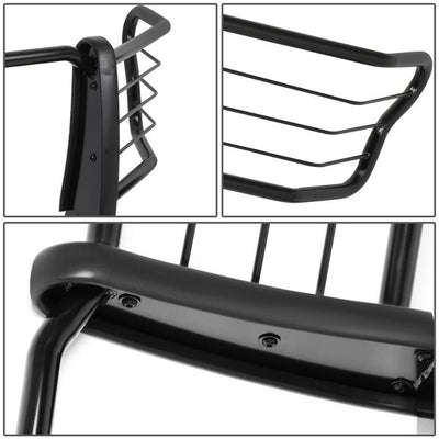 15-19 Ford F-150 Front Bumper Grille Brush Guard - Powdercoated Steel - GRILL-G-082-BK - 4