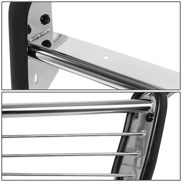 16-19 Toyota Tacoma Front Bumper Grille Brush Guard - Stainless Steel - GRILL-G-083-SS - 3