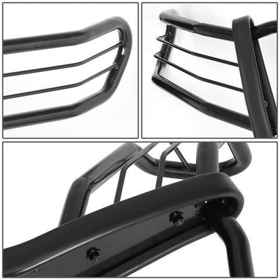 15-19 Chevy Colorado Front Bumper Grille Brush Guard - Powdercoated Steel - GRILL-G-084-BK - 4