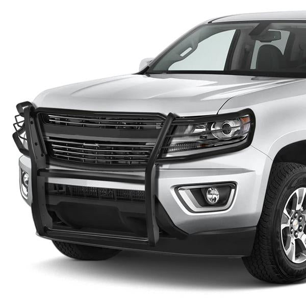 15-19 Chevy Colorado Front Bumper Grille Brush Guard - Powdercoated Steel - GRILL-G-084-BK - 6