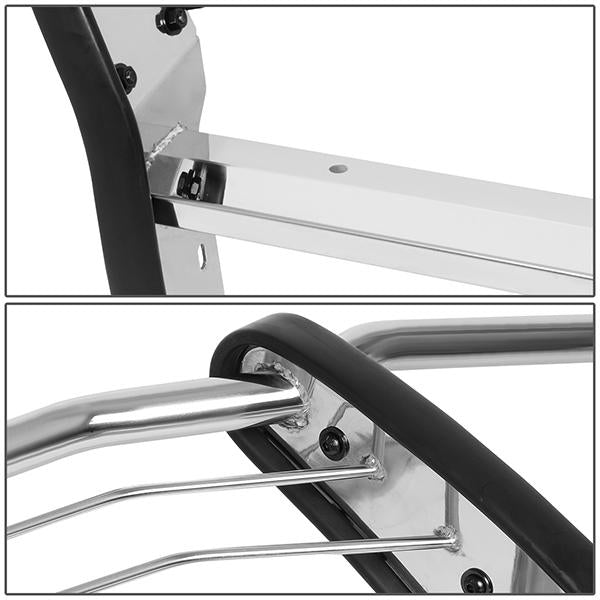 15-19 Chevy Colorado Front Bumper Grille Brush Guard - Stainless Steel - GRILL-G-084-SS - 3