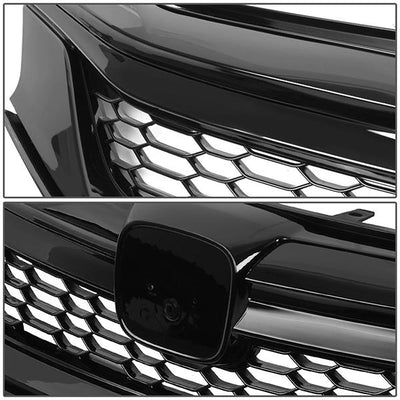 16-17 Honda Accord Sedan Bumper Grille - Front Upper - Honeycomb Style - 2