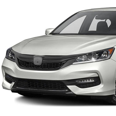 16-17 Honda Accord Sedan Bumper Grille - Front Upper - Honeycomb Style - 5