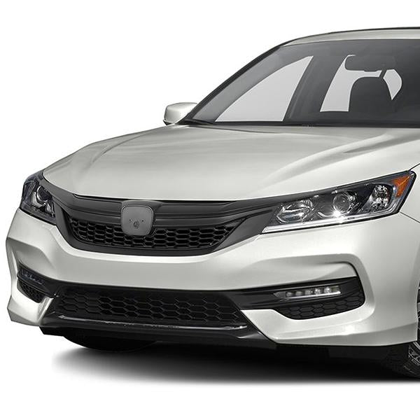 16-17 Honda Accord Sedan Bumper Grille - Front Upper - Honeycomb Style - 5