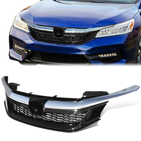 16-17 Honda Accord Sedan Bumper Grille - Front Upper - Honeycomb - 1