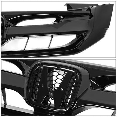 13-15 Honda Accord Sedan Bumper Grille - Front Upper - Honeycomb - 2