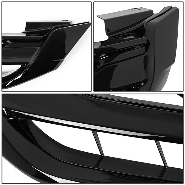 13-15 Honda Accord Sedan Bumper Grille - Front Upper - Honeycomb - 3