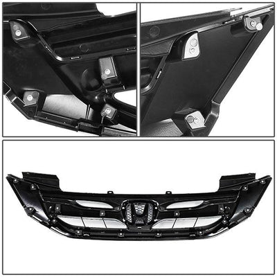 13-15 Honda Accord Sedan Bumper Grille - Front Upper - Honeycomb - 5