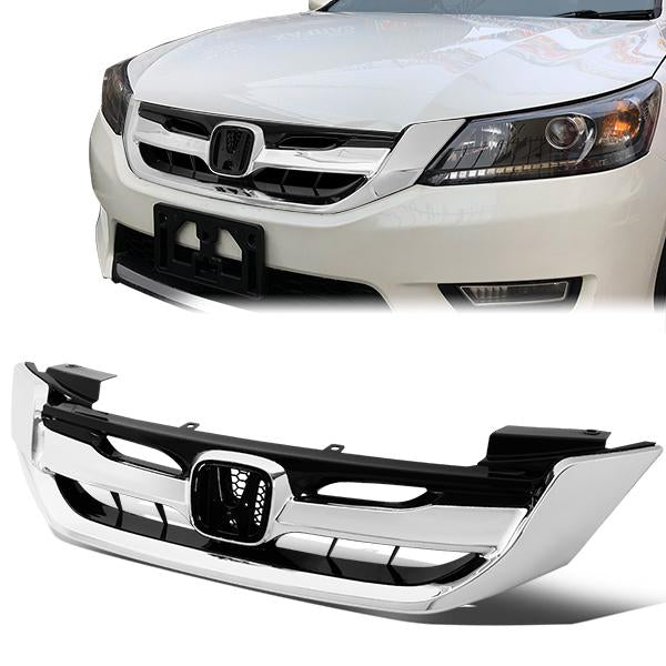 13-15 Honda Accord Sedan Bumper Grille - Front Upper - Honeycomb - 1