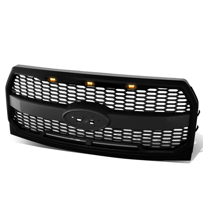 D-Motoring - Bumper Grille - Plastic - 15-17 Ford F-150 - 1