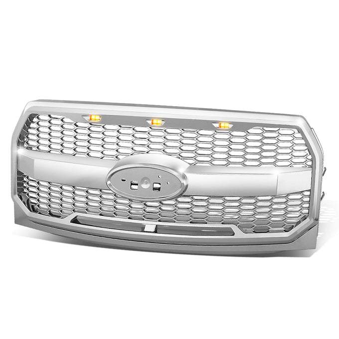 D-Motoring - Bumper Grille - Plastic - 15-17 Ford F-150 - 1
