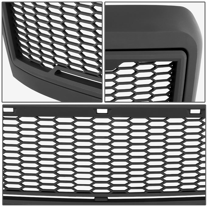 D-Motoring - Bumper Grille - Plastic - 08-10 Ford F-250 SD, F-350 SD - 4