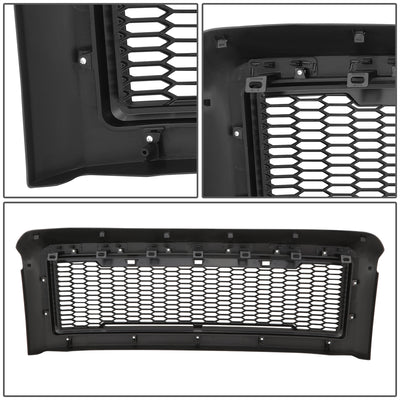 D-Motoring - Bumper Grille - Plastic - 08-10 Ford F-250 SD, F-350 SD - 6