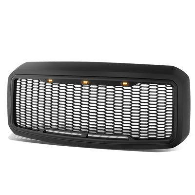 D-Motoring - Bumper Grille - Plastic - 11-16 Ford F-250 SD, F-350 SD, F-450 SD, F-550 SD - 1