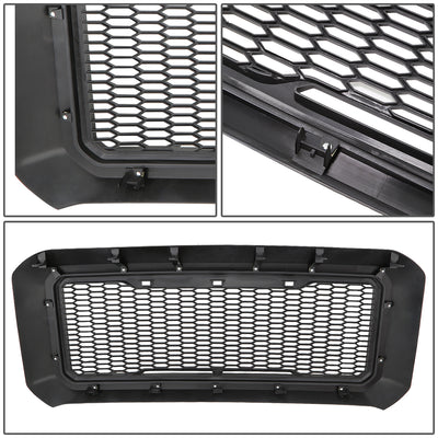 D-Motoring - Bumper Grille - Plastic - 11-16 Ford F-250 SD, F-350 SD, F-450 SD, F-550 SD - 6