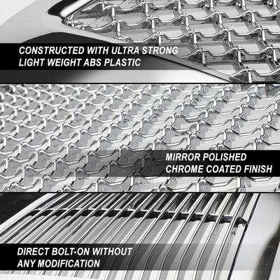 D-Motoring - Bumper Grille - ABS - 11-16 Ford F-250 SD, F-350 SD, F-450 SD, F-550 SD - 2