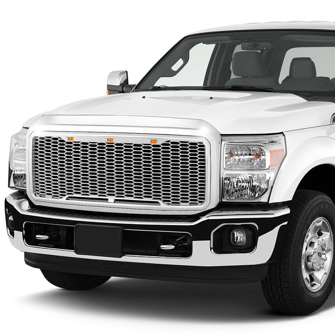 D-Motoring - Bumper Grille - ABS - 11-16 Ford F-250 SD, F-350 SD, F-450 SD, F-550 SD - 7